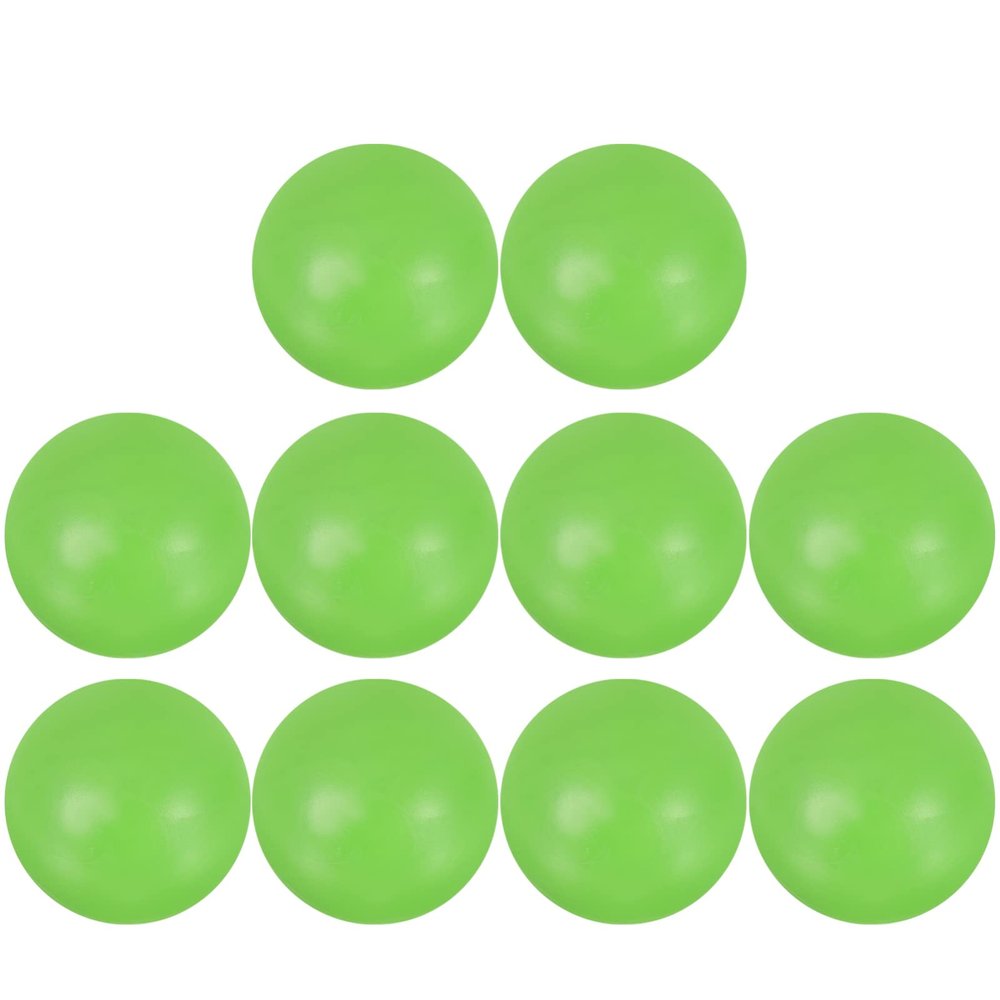 BESPORTBLE Glossy Footballs Set of 10 Table Game Balls for Football Table Game and Desk Soccer Balls