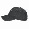 Girls Trip Cheaper Than A Therapy 2023 Novelty Travel Cowboy Hat Washed Baseball Cap Dad Golf Hat for Men Women Black view 3