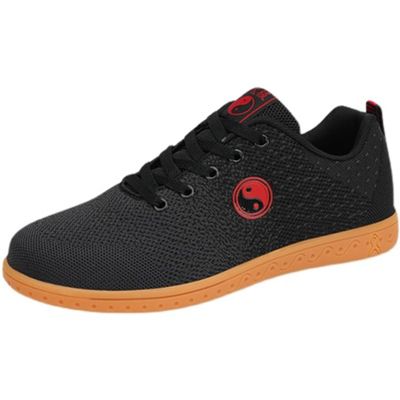 DAFLIN Taekwondo Shoes, Unisex Taekwondo Shoes Lightweight Boxing Kung Fu Tai Chi Sport Gym Shoes for Children Adults Kids (Color : Black, Size : 6.5 US)