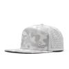 melin Trenches Icon Hydro, Snow Camo, Men's Performance Snapback Hats, Water-Resistant Fitted Flat Bill Baseball Caps for Men & Women, Golf, Running, or Workout Hat, Medium-Large view 1