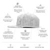 melin Trenches Icon Hydro, Snow Camo, Men's Performance Snapback Hats, Water-Resistant Fitted Flat Bill Baseball Caps for Men & Women, Golf, Running, or Workout Hat, Medium-Large view 2