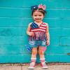 Adobabirl Toddler Baby Girls 4th of July Outfit US Flag Knitted Fringe Vest Top and Ripped Jeans Shorts Fashion Clothes (Stars and Stripes Denim Outfit,3-4T) view 3