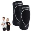Rehband Elbow Protector for Children, comfortable elbow guard for volleyball, basketball, football, breakdance, Elbow joint impact support kids, Colour:Black - 1 Pair, Size:Medium view 1