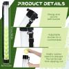 Lenwen 2 Pack Tennis Ball Tube Pickup, Fits 15 Tennis Ball with Shoulder Strap, Lightweight Collector Holder Picker Grabber Retriever Tube Carrier for Players, Coaches & Instructors(Clear) view 2
