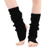 Long Leg Warmer Womens Men 80s Party Ribbed Knit Dance Sports Leg Warmer Winter Toddler Leg Warmers (Black, One Size) view 1