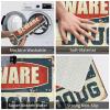 Abipuir Man Cave Decorations Beware of Doug Rug Doormat Rug Mat in House (Size : 65X90CM) view 4