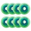JHKJ Inline Skate Replacement Wheels 76mm Luminous Flash Inline Skates Wheel 8-Pack Used on Break Wheels Training Wheels Luggage Wheels Etc,Blue view 1