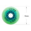 JHKJ Inline Skate Replacement Wheels 76mm Luminous Flash Inline Skates Wheel 8-Pack Used on Break Wheels Training Wheels Luggage Wheels Etc,Blue view 2