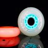 JHKJ Inline Skate Replacement Wheels 76mm Luminous Flash Inline Skates Wheel 8-Pack Used on Break Wheels Training Wheels Luggage Wheels Etc,Blue view 4