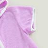 Kids Toddler Little Girl Swim Cover Up Towel Terry Swimsuit Wraps Zip Up Bathing Suit Robe Pool Beach Coverup (Purple, 4-5 Years) view 4