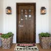 Abipuir Man Cave Decorations Beware of Trucker Doormat Doormat Rug Mat in House (Size : 50X80CM) view 4