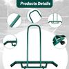AIWFL 4.3FT Aluminium Alloy Sport Tennis Court Squeegee with Wheels, Tennis Court Rain Shuttle with Additional 2 EVA Foam Blade, Professional Squeegees Floor Water Remover Squeegee Broom, Green view 2