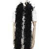 Larryhot 45g Black Feather Boa - 2 Yards Turkey Boa Feathers for Party Bulk,Halloween,Wedding,Centerpieces,Concert,Costume and Home Decoration(45g-Black) view 1