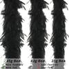 Larryhot 45g Black Feather Boa - 2 Yards Turkey Boa Feathers for Party Bulk,Halloween,Wedding,Centerpieces,Concert,Costume and Home Decoration(45g-Black) view 4