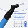 SPORTBIT Exercise Ball Pump  Hand Pump for Yoga Balls, Pilates & Stability Balls  Push & Pull Inflating System  Fitness Ball Air Pump with 5 Needles for Sports Balls view 3