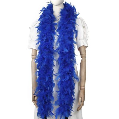 Larryhot Royal Blue Feathers Boa - 45g 2 Yards Boas for Adults,Wedding Centerpieces,Concert,Christmas Tree and Party Home Decoration(45g-RoyalBlue)