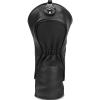 Golf Head Covers, Driver Headcover Golf Club Head Cover PU Leather Classic Black (Fairway) view 2