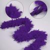 Larryhot Purple Chandelle Boa Feathers - 45g 2 Yards Boas for Adults,Mardi Gras,Wedding,Centerpieces,Concert,Carnival and Home Decoration(45g-Purple) view 3