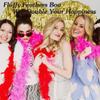 Larryhot 45g Fluffy Turkey Red Feather Boas Bulk for Party Decor,2Yards view 2