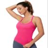 MathCat Workout Tank Tops for Women with Built in Bra, Sleeveless Gym Tops Seamless Racerback Athletic Yoga Shirts view 3