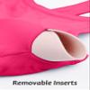 MathCat Workout Tank Tops for Women with Built in Bra, Sleeveless Gym Tops Seamless Racerback Athletic Yoga Shirts view 4