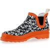 Regatta Women's Wellington Boots Rain Shoe, Parsley Black Orange, 5 view 2
