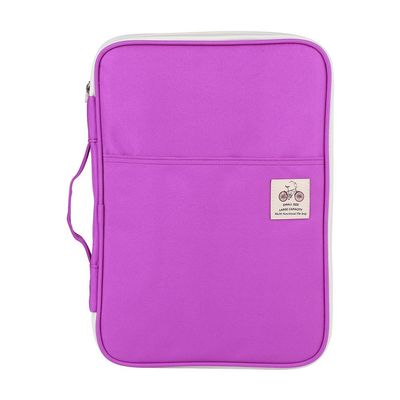 A4 Document Bags Portfolio Organizer Computer Notebook Zippered Case Messenger Storage for Office Travel File Folder and Zipper Gear