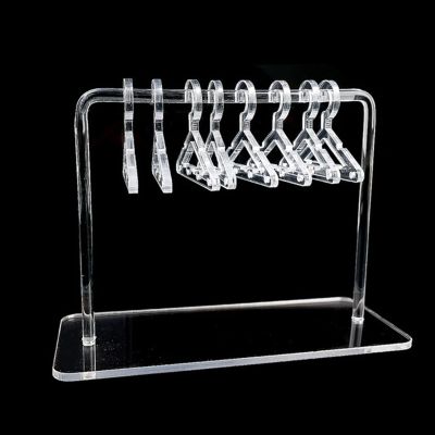 wanshi Acrylic Earring Display Stand Jewelry Organizer Display Stand for Jewelries Necklaces Keychains Keys
