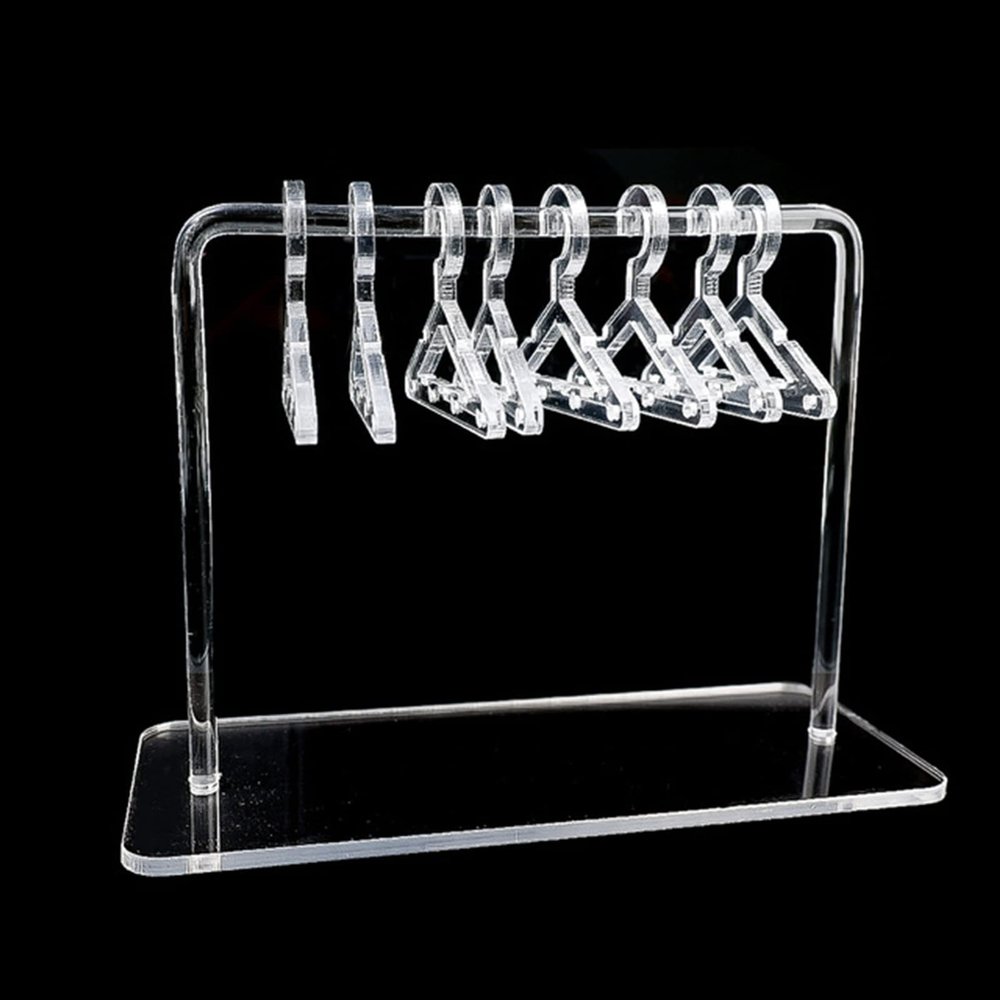 wanshi Acrylic Earring Display Stand Jewelry Organizer Display Stand for Jewelries Necklaces Keychains Keys