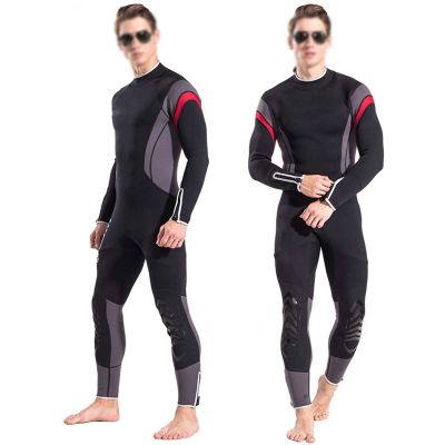 Men's 3mm Full Body Surfing Wetsuit Thermal Neoprene Wet Suits UV Protection Full Body Dive Suit