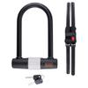 BLACK+DECKER U-lock Bicycle, Motorcycle & Scooter Lock 14mm Diameter 3 Spare Keys Black view 1