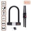 BLACK+DECKER U-lock Bicycle, Motorcycle & Scooter Lock 14mm Diameter 3 Spare Keys Black view 2