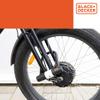 BLACK+DECKER U-lock Bicycle, Motorcycle & Scooter Lock 14mm Diameter 3 Spare Keys Black view 4