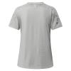 NaRHbrg Womens Sexy T-Shirts Stand Collar Lace Patchwork Shirts Casual Hollow Out Blouse Flower Petal Sleeve Button Tops view 4