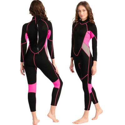 3mm One Piece Wetsuit Neoprene Thermal Swimsuits UV Protection Long Sleeve Full Body Diving Suits