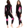 3mm One Piece Wetsuit Neoprene Thermal Swimsuits UV Protection Long Sleeve Full Body Diving Suits