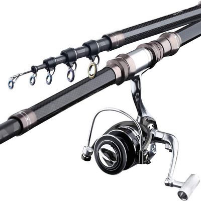 OSCCAR Telescopic Fishing Rod Kit Fishing Rod Sea Rod Carbon Super Hard Long Shot Rod Fishing Rod Sea Fishing Throwing Rod Set Fishing Pole (Size : 3.0 Meters)