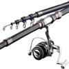 OSCCAR Telescopic Fishing Rod Kit Fishing Rod Sea Rod Carbon Super Hard Long Shot Rod Fishing Rod Sea Fishing Throwing Rod Set Fishing Pole (Size : 3.0 Meters) view 1