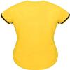 DIGITMON Women's Baseball Softball Jersey Button Down Premium Hip Hop T Shirts Uniform YELLOWBLACK, Small view 3