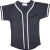 DIGITMON Kids Baseball Jersey Button Down Premium Hip Hop T Shirts Uniform Graphite White for 16y Teenagers view 2