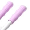 Segmented Jumping Rope, Segmented Jumping Rope Adjustable Untangled Beaded Flexible PP Plastic for Kids (Purple view 2