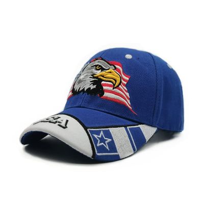 American Flag Eagle Cap Embroidery Eagle Baseball Cap Patriotic Eagle USA Flag Cap Dark Blue