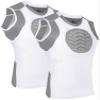 Exxact Sports Youth Baseball Chest Protector, Padded Sternum Heart Guard Shirt, Softball Chest Protector Girls Youth (Pack of 2, White, YL) view 1