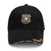 Marotow Baseball Cap for Men, Baseball Hat for Women, Sports Caps Golf Dad Hat Outdoor Hats Unisex for Running Hiking Adjustable Cotton Baseball Caps with Metal Star Badge (Black) view 3