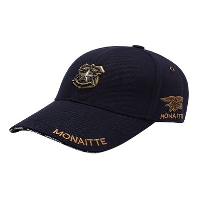 Marotow Baseball Cap for Men, Baseball Hat for Women, Cotton Baseball Cap with Metal Star Badge (Navy Blue)