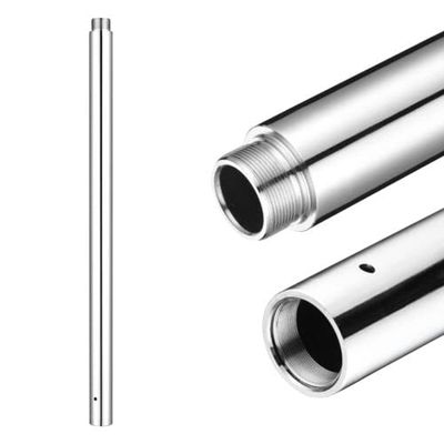 750mm Chrome Extension for 45mm Dance Pole Fitness Spinning Exercise Silver