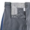 Champro Triple Crown 2.0 Open Bottom Baseball Pants with Braid, Adult X-Large, Graphite, Royal view 3