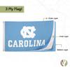 Desert Cactus University of North Carolina Flag Double Sided UNC Chapel Hill Tar Heels Banners 100% Polyester Indoor Outdoor 3x5 feet Flags (Double Sided - Flag 5) view 4