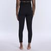 Motherhood Maternity Women's Essential Stretch Full Length Secret Fit Over The Belly Pregnancy Legging-2 Pack, Black/Charcoal, Medium view 4