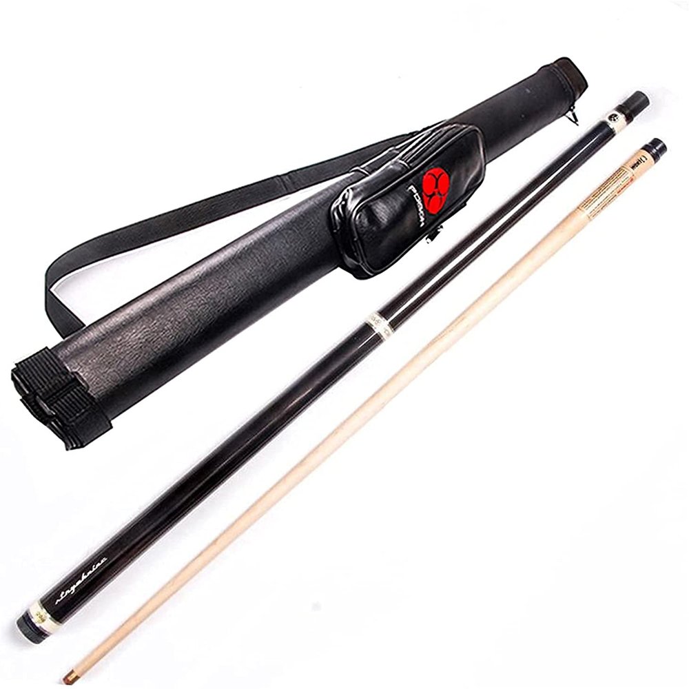 RYGHTTYT pool cues adult customised Nine Ball Maple Pool Cues 57 Inch, 1/2 Split Handmade Pool Cue Stick Tips 9.5Mm, Professional Snooker Cue 19Oz American Black Eight 16 Color Billiard Stick,Single S